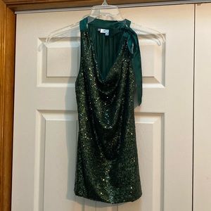 Sequence blouse, forest green and size medium.